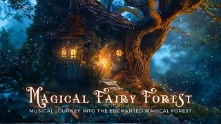 Gently Relax In A Tiny House & Fairy Tale Forest🌳Enchanting Forest Music Helps Sleep,Heals The Soul