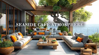 Tropical Bossa Nova Jazz Music - Seaside Café Atmosphere Elevated with Gentle Ocean Waves