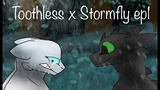 Toothless x Stormfly episode1 // A white night fury?