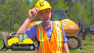 Blippi Explores Construction Trucks For Kids | Educational Videos For Toddlers | 1 Hour of Blippi