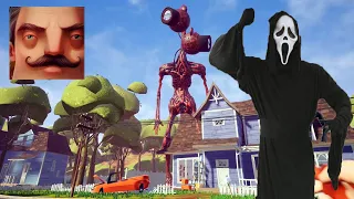 Hello Neighbor - My New Neighbor Big Ghostface (Scream) Act 2 Hole Gameplay Walkthrough