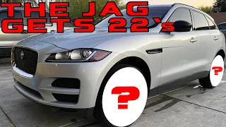 JAGUAR F-PACE GETS A NEW SET OF 22's| After a 3 month tire backorder, the Wifey has her wheels on!!!