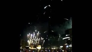 borj Khalifa new year fireworks 2012 dubai 1