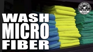 How To Wash Microfiber Towels Correctly - Chemical Guys - Microfiber Wash