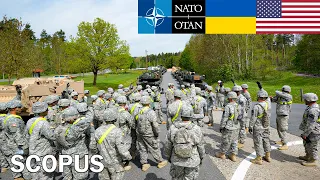 NATO Deploys 3,000 Troops and Tanks to Ukraine