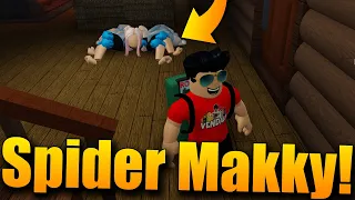 SPIDER MAKKY MĚ JDE SEŽRAT!😱😨 Roblox Spider w/@Makousek