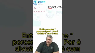 Aprenda Porcentagem com Professor Felippe Loureiro #shorts