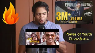 Power of Youth Song Reaction | Yuvarathnaa | Puneeth Rajkumar | Santhosh Ananddram | Hombale Films