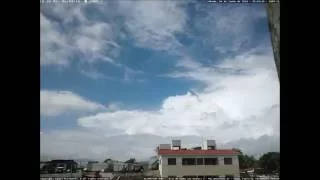 Cumulonimbus clouds Visible from Paulista PE - June 4, 2016.(Timelapse)