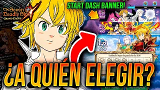 LOS MEJORES PERSONAJES PARA ESCOGER!!! 📈 2024 START DASH GACHA! 🙂 | Seven Deadly Sins: Grand Cross