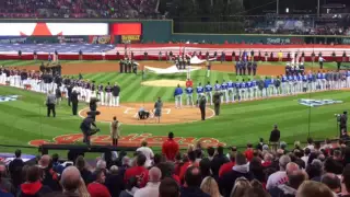 Cleveland Indians ALCS Game 1 National Anthems