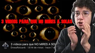 3 videos para que NO MIRES A SOLAS 😱 | lordpedro reacciona