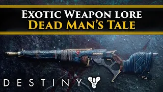 Destiny 2 Lore - Exotic Weapon Lore: Dead Man's Tale! (The Mystery of the Glykon, Calus & Katabasis)