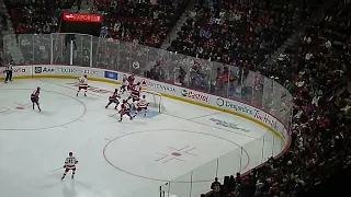 Michael Pezzetta of the Montreal Canadiens scores vs. the Carolina Hurricanes 3/7/23