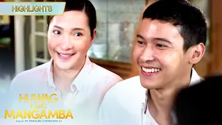 Diana gives Fr. Seb the property deeds of the church | Huwag Kang Mangamba