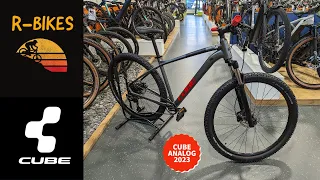 CUBE ANALOG FLASHGREY´N´RED 2023  HARDTAIL MOUNTAIN BIKE WALK-AROUND REVIEW