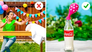 PARTY DECOR IDEAS! | 25 Useful summer party hacks to make your life easier
