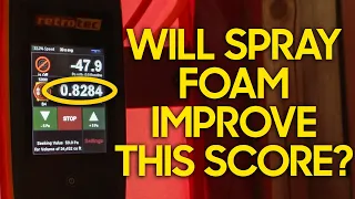 Will Spray Foam Dramatically Tighten A House? Let’s test!