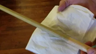 How to clean a pool cue stick wood shaft
