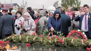 Открытие вечного огня в Выездном и Красном