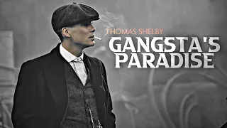 Thomas Shelby Attitude Status || GANGSTA'S PARADISE || Peaky Blinders Status 🔥