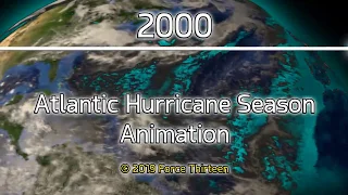 2000 Atlantic Hurricane Season Animation V.2