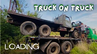 V3S na TATRU 815   | Truck onto Truck Loading Experiment