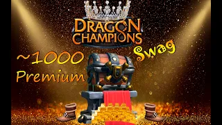 Dragon Champions: SWAG!!! Открытие ~ 1000 Premium сундуков.