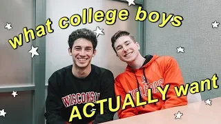 what college guys ACTUALLY look for in girls