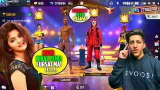 Pro Cute Girl Call Me Noob😡आजा 1 vs 3 में !! 🔥 घमंडी लड़की Crying Moment - Garena Free Fire