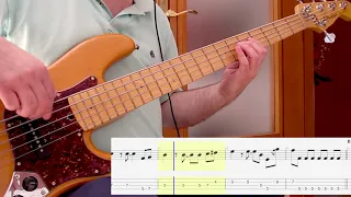 Santana - The Game Of Love Bass Cover with TAB