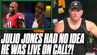 Pat McAfee Reacts: Julio Jones Did Not Know He Was On Air With Shannon Sharpe