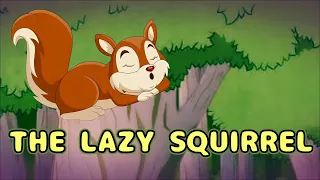 The Lazy Squirrel with English Subtitle - Bedtime Story | Moral Story