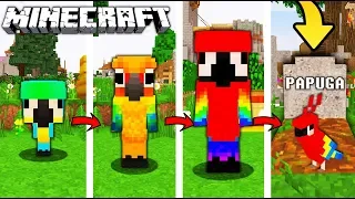 ŻYCIE PAPUGI W MINECRAFT || OD NARODZIN DO ŚMIERCI