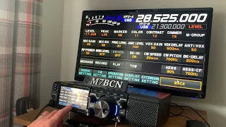 Yaesu Ft-710 Pop Up Screen time adjustment