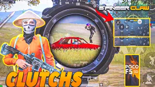 Poco F5 90Fps Pubg Test🥵5 Finger Claw Clutch On Bgmi| Best Control settings