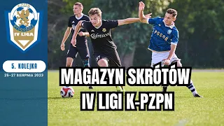 Magazyn skrótów IV ligi K-PZPN - 5. kolejka 2023/24 [WIDEO] #laczynaspilka #4liga #football