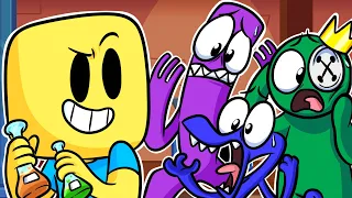 Player is STEALING the Rainbow Friends Colors!? Rainbow Friends Animation