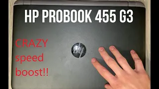 How to upgrade your laptop to a SSD - HP ProBook 455 G3