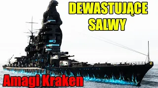 Amagi i jego dewastujące salwy. World of Warships