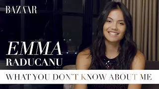 Emma Raducanu talks pre-game rituals, winning the US Open, guilty pleasures & more | Bazaar UK