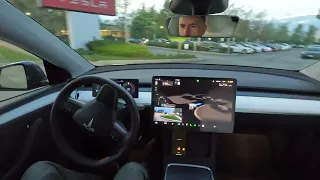 Tesla Robotaxi: Navigate to Tesla Schaumburg! FSD v.12.3.6