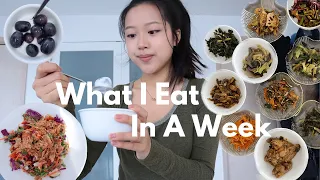 What I Eat In A Week (healthy Korean food + home cooked meals!)