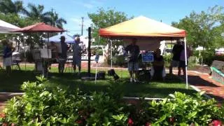 Michael Hirst performing at the Downtown Punta Gorda Farmers Market 9/10/11