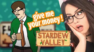 Bunny REACTS to Marrying Harvey in Stardew Valley !!!