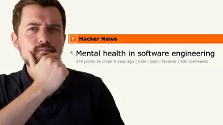 Mental Health in Tech: Are We All Going To Burn Out?
