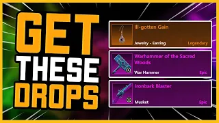 AMAZING EARRING / HAMMER AND MUSKET - NEW WORLD drop guide