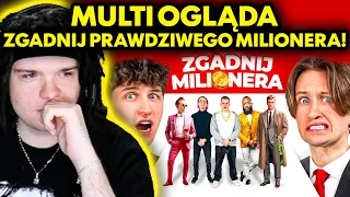 MULTI ogląda ZGADNIJ PRAWDZIWEGO MILIONERA!