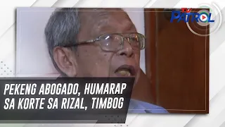 Pekeng abogado, humarap sa korte sa Rizal, timbog | TV Patrol