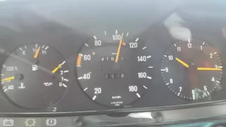 mercedes w123 300d acceleration 0-100km/h